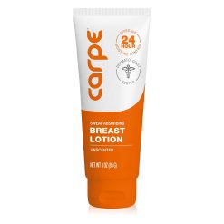 Carpe Sweat Absorbing Breast Lotion, Anti-Chafing & Under-Breast Dry